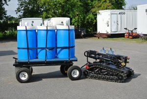 CALIBER® MK4 lvbied robot towing battle wagon