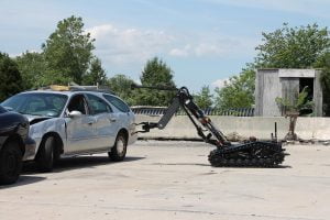 CALIBER® MK4 lvbied robot vehicle approach