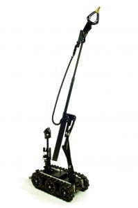 CALIBER® T5 swat EOD robot extension arm full extent
