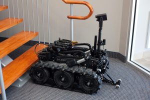 MK3 CALIBER® EOD robot stair approach