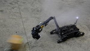 Mini-CALIBER® swat robot disrupting package