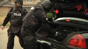 Mini-CALIBER® swat robot fit in trunk