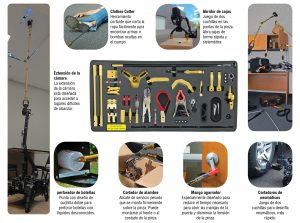 El kit de accesorios para la pinza del Mini-CALIBER®