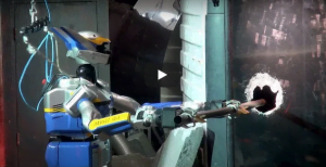 Disaster Robot removing debris