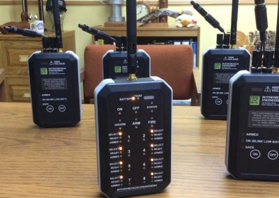 1680 remote firing device on table